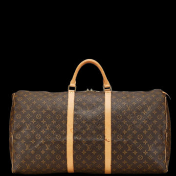 Brown Canvas Louis Vuitton Keepall