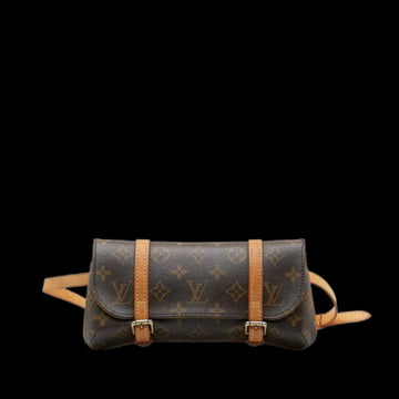 Brown Canvas Louis Vuitton Pochette Marelle