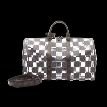 Brown Canvas Louis Vuitton Keepall