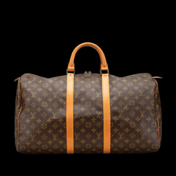 Brown Canvas Louis Vuitton Keepall