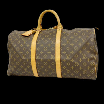 Brown Canvas Louis Vuitton Keepall