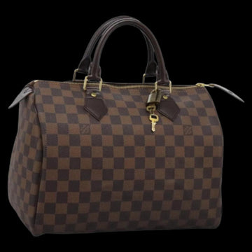 Brown Canvas Louis Vuitton Speedy
