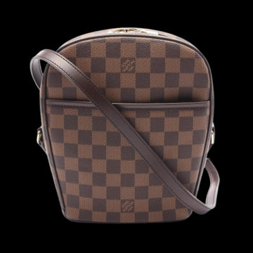 Brown Canvas Louis Vuitton Damier Ebene Ipanema