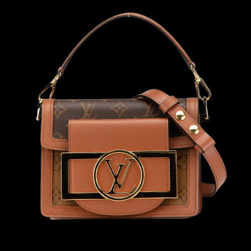 Brown Canvas Louis Vuitton Dauphine