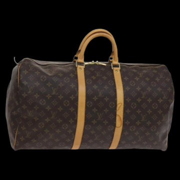 Brown Canvas Louis Vuitton Keepall