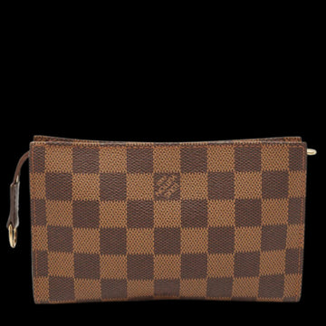 Brown Canvas Louis Vuitton Clutch
