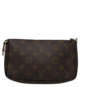 Brown Canvas Louis Vuitton Pochette Accessoires