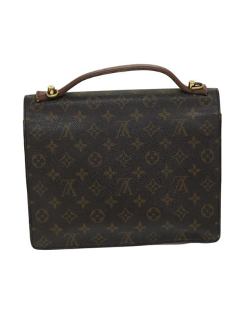 Brown Canvas Louis Vuitton Monceau