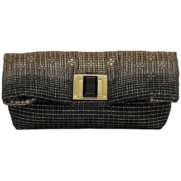 Brown Canvas Louis Vuitton Clutch