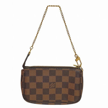 Brown Canvas Louis Vuitton Pochette Accessoires