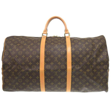 Brown Canvas Louis Vuitton Keepall