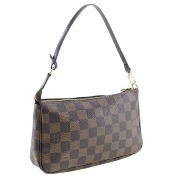 Brown Canvas Louis Vuitton Pochette Accessoires