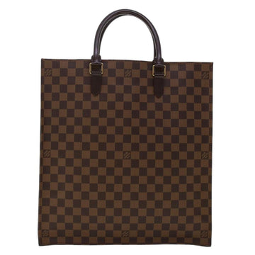 Brown Canvas Louis Vuitton Sac Plat