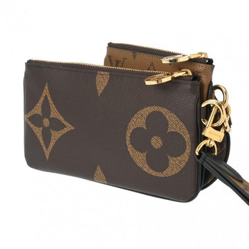 Brown Canvas Louis Vuitton Pouch