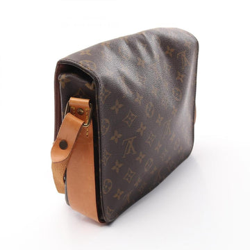 Brown Canvas Louis Vuitton Cartouchiere