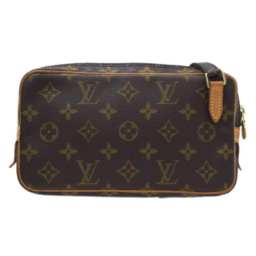 Brown Canvas Louis Vuitton Pochette Marly Bandouliere