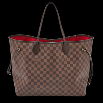 Brown Coated Canvas Louis Vuitton Neverfull