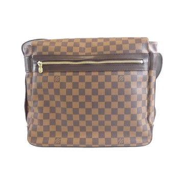 Brown Coated Canvas Louis Vuitton Shoulder Bags