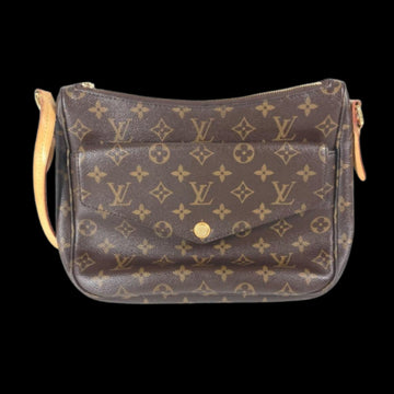 Brown Fabric Louis Vuitton Shoulder Bags