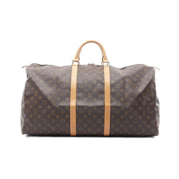 Brown Fabric Louis Vuitton Keepall