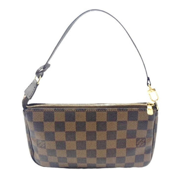 Brown Fabric Louis Vuitton Pochette Accessoires