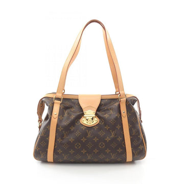 Brown Fabric Louis Vuitton Shoulder Bags