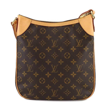 Brown Fabric Louis Vuitton Shoulder Bags