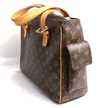 Brown Fabric Louis Vuitton Tote