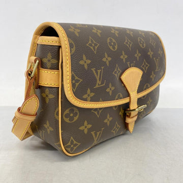 Brown Fabric Louis Vuitton Shoulder Bags