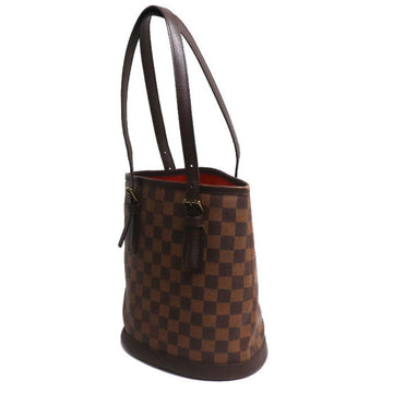 Brown Fabric Louis Vuitton Tote