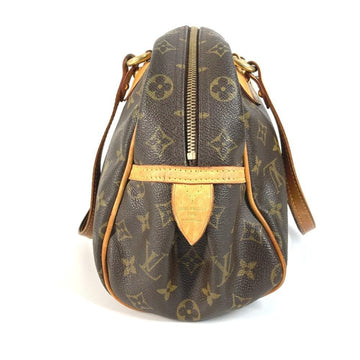 Brown Fabric Louis Vuitton Shoulder Bags