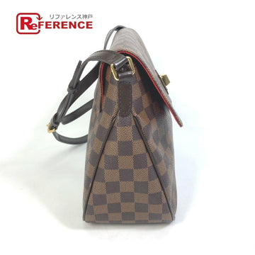 Brown Fabric Louis Vuitton Shoulder Bags