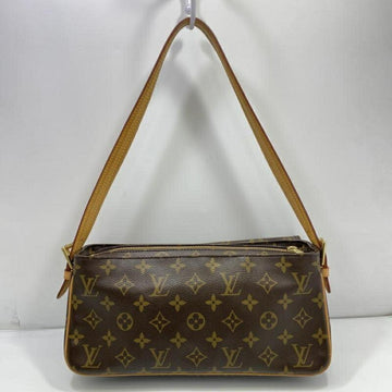Brown Fabric Louis Vuitton Shoulder Bags
