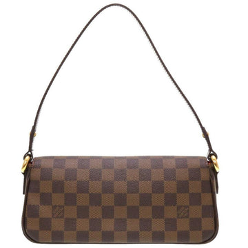 Brown Fabric Louis Vuitton Handbag