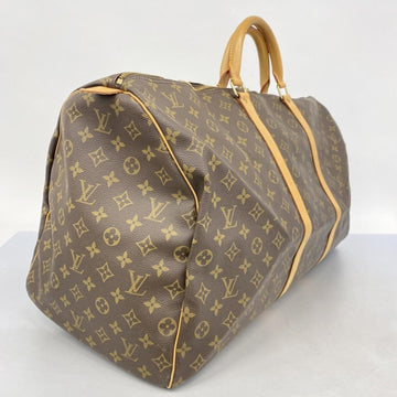 Brown Fabric Louis Vuitton Keepall