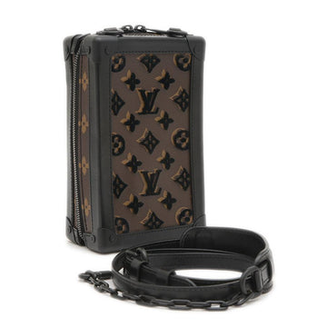 Brown Fabric Louis Vuitton Shoulder Bags