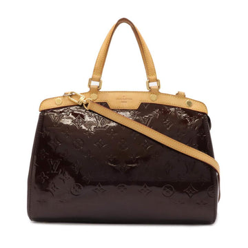 Brown Fabric Louis Vuitton Handbag