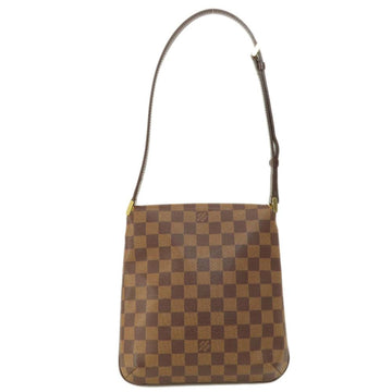 Brown Fabric Louis Vuitton Shoulder Bags