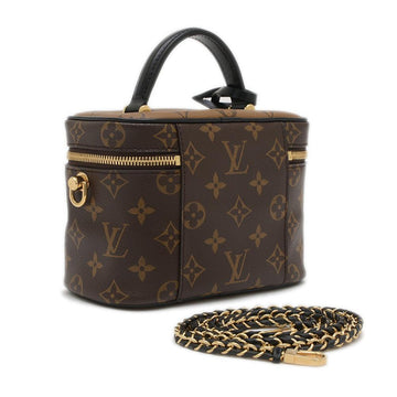 Brown Fabric Louis Vuitton Handbag
