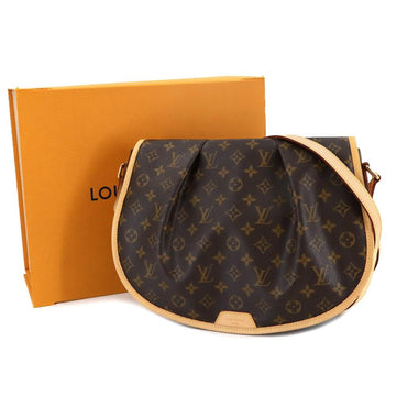 Brown Fabric Louis Vuitton Shoulder Bags