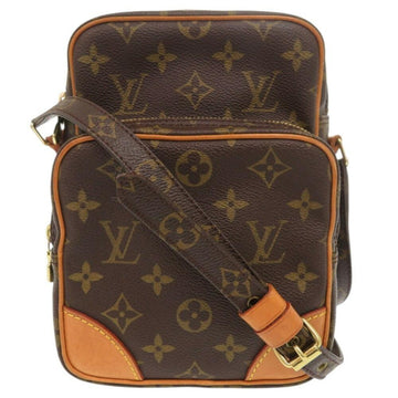 Brown Fabric Louis Vuitton Shoulder Bags