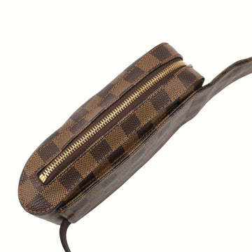 Brown Fabric Louis Vuitton Shoulder Bags