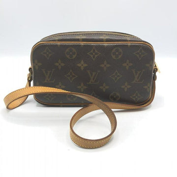 Brown Fabric Louis Vuitton Shoulder Bags