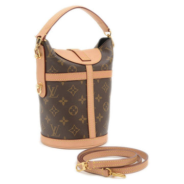 Brown Fabric Louis Vuitton Shoulder Bags