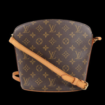 Brown Leather Louis Vuitton Drouot