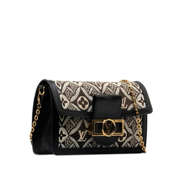 Brown Leather Louis Vuitton Dauphine