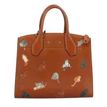 Brown Leather Louis Vuitton City Steamer