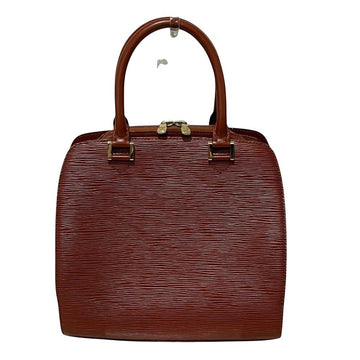 Brown Leather Louis Vuitton Pont Neuf