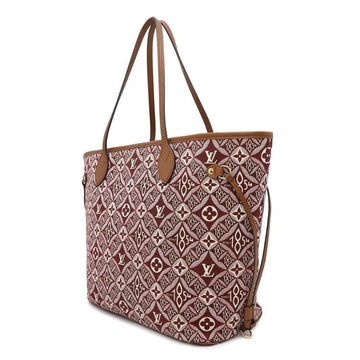 Burgundy Fabric Louis Vuitton Neverfull