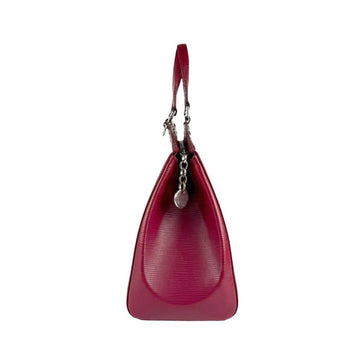 Burgundy Leather Louis Vuitton Handbag